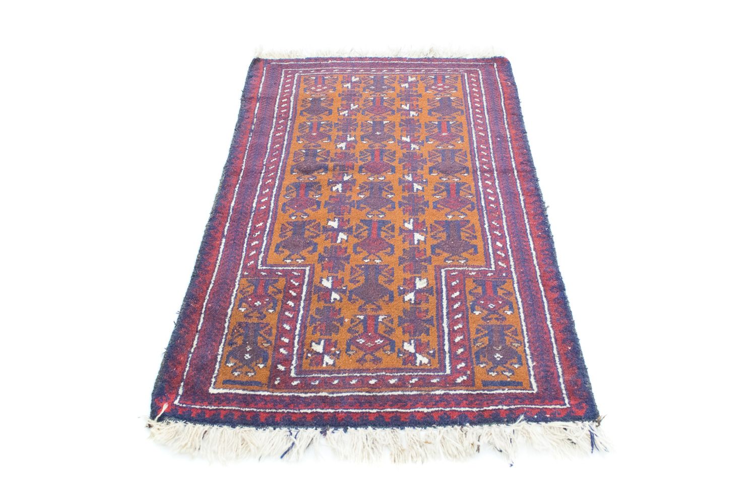 Baluch-tæppe - 138 x 85 cm - orange