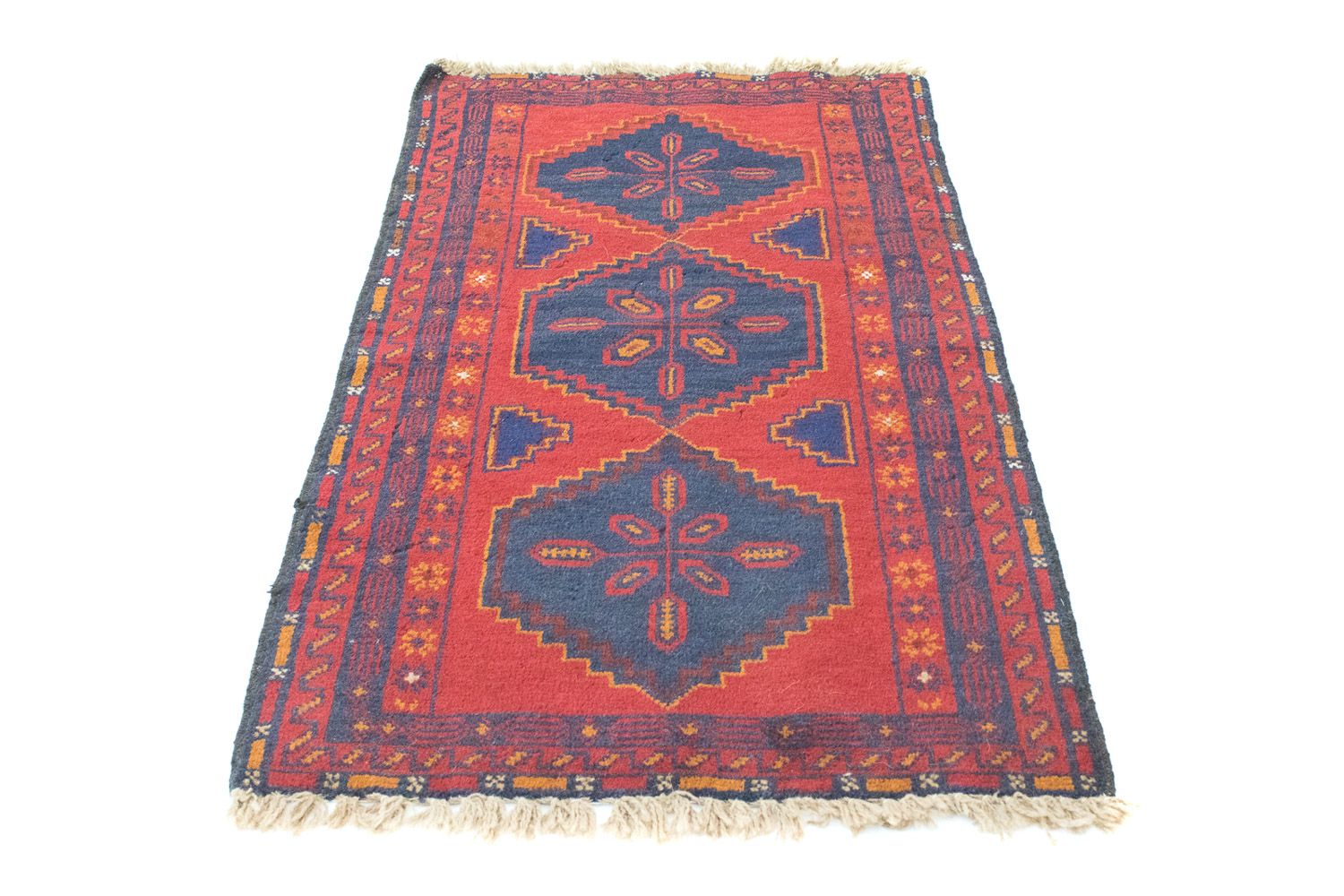 Baluch-tæppe - 131 x 78 cm - rød