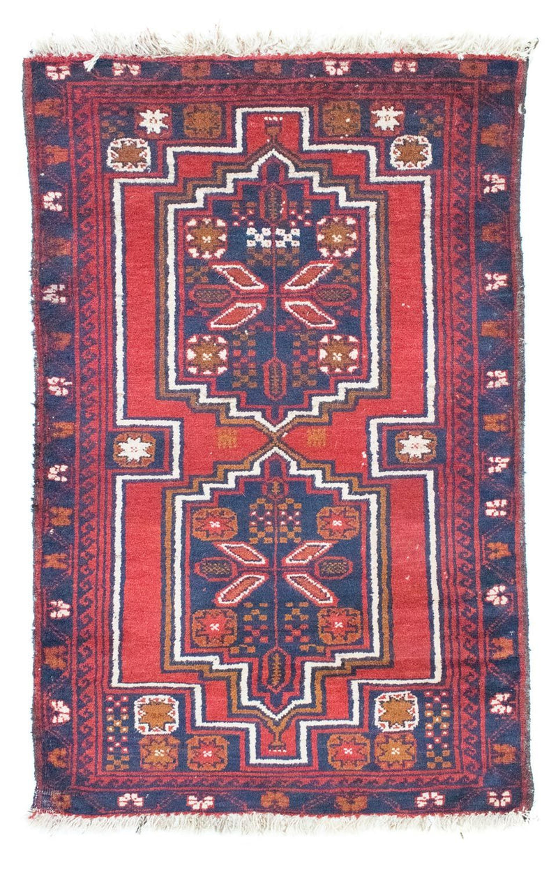 Baluch-tæppe - 137 x 80 cm - rød