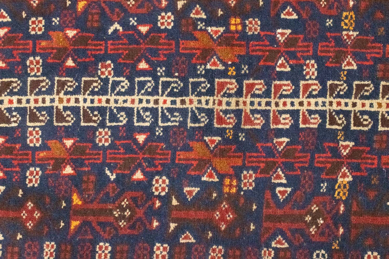 Baluch-tæppe - 140 x 87 cm - blå