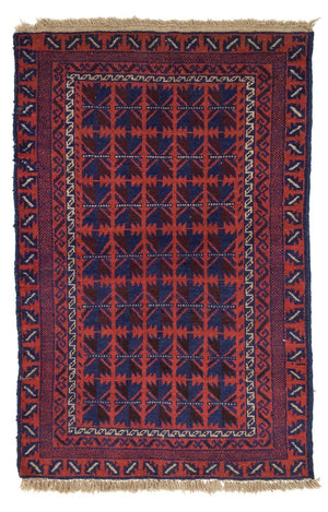 Baluch-tæppe - 137 x 84 cm - blå