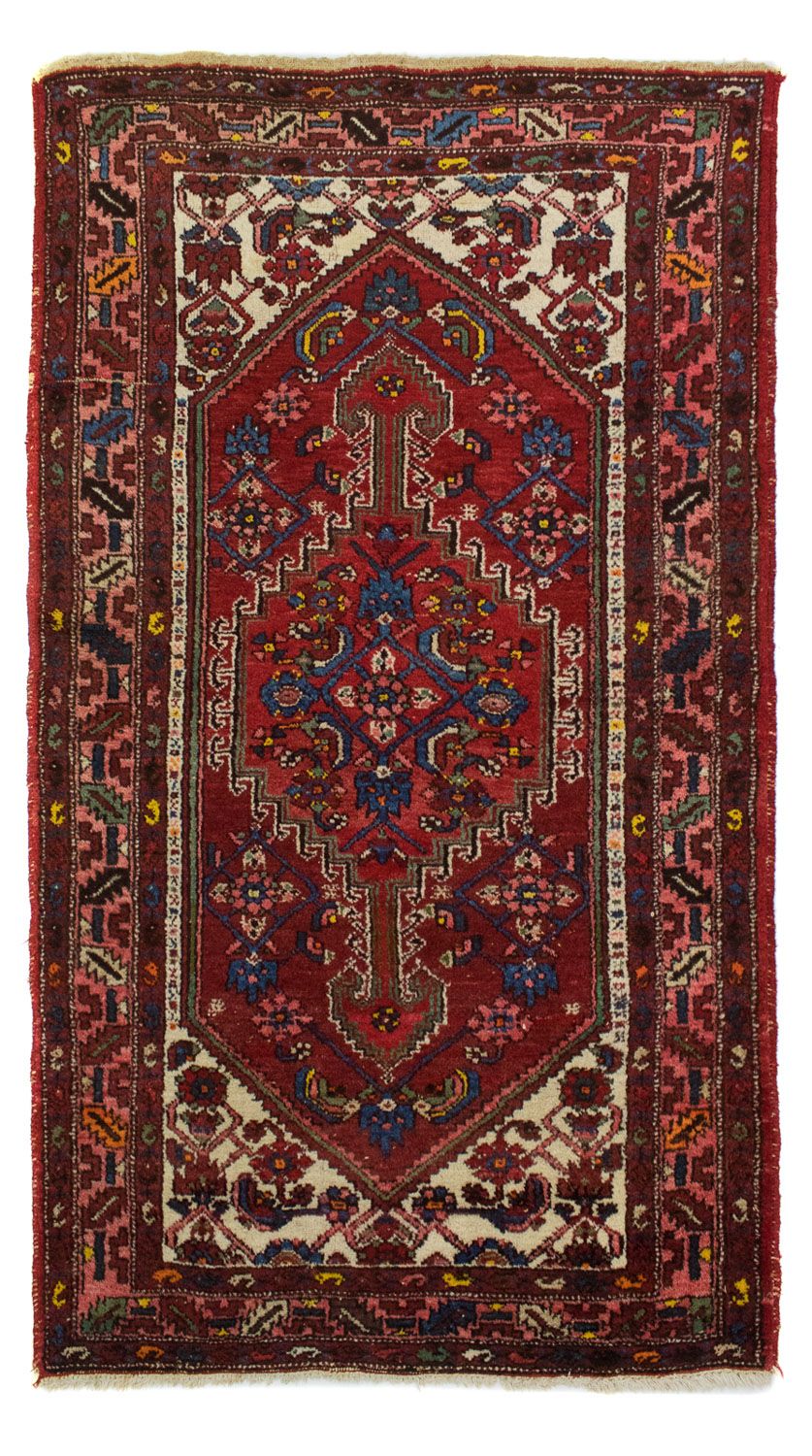 Persisk tæppe - Nomadisk - 188 x 108 cm - rød