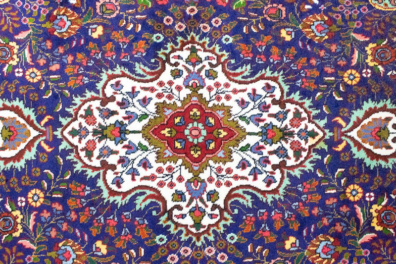 Persisk tæppe - Tabriz - 160 x 105 cm - blå