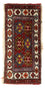 Persisk tæppe - Nomadisk - 106 x 50 cm - rød