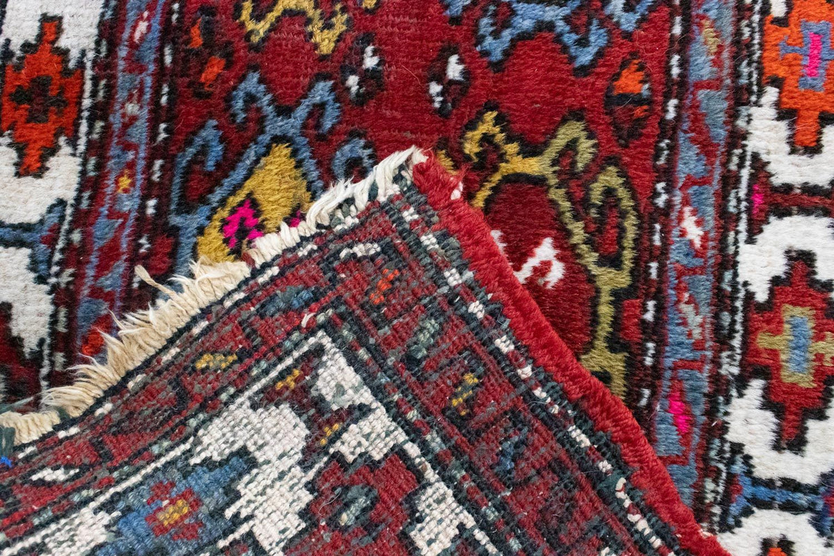 Persisk tæppe - Nomadisk - 106 x 50 cm - rød