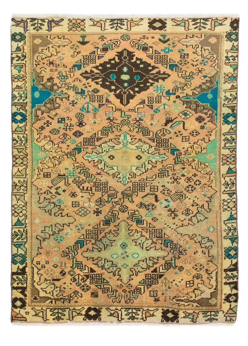 Persisk tæppe - Nomadisk - 160 x 115 cm - lys brun