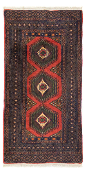 Persisk tæppe - Nomadisk - 146 x 75 cm - rød