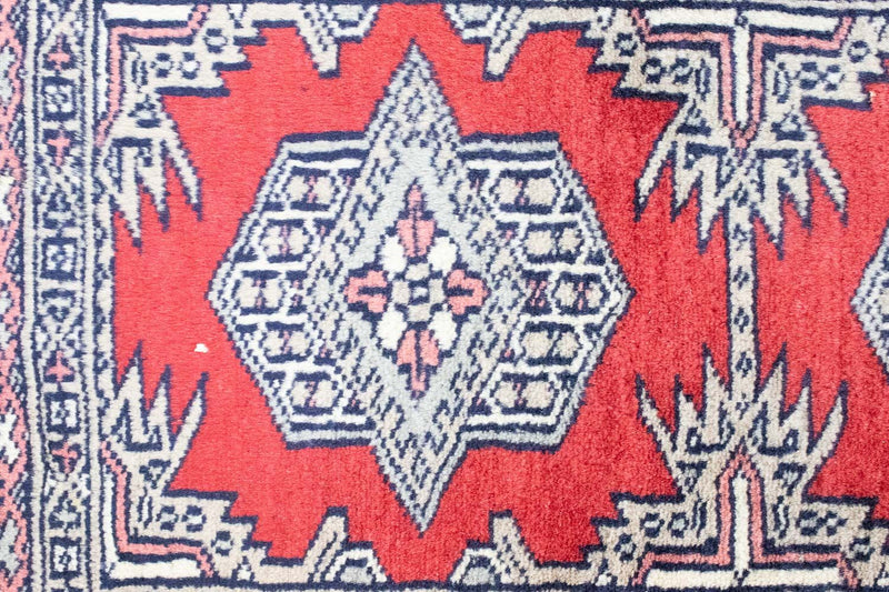 Løber Pakistan Tæppe - 160 x 50 cm - rød