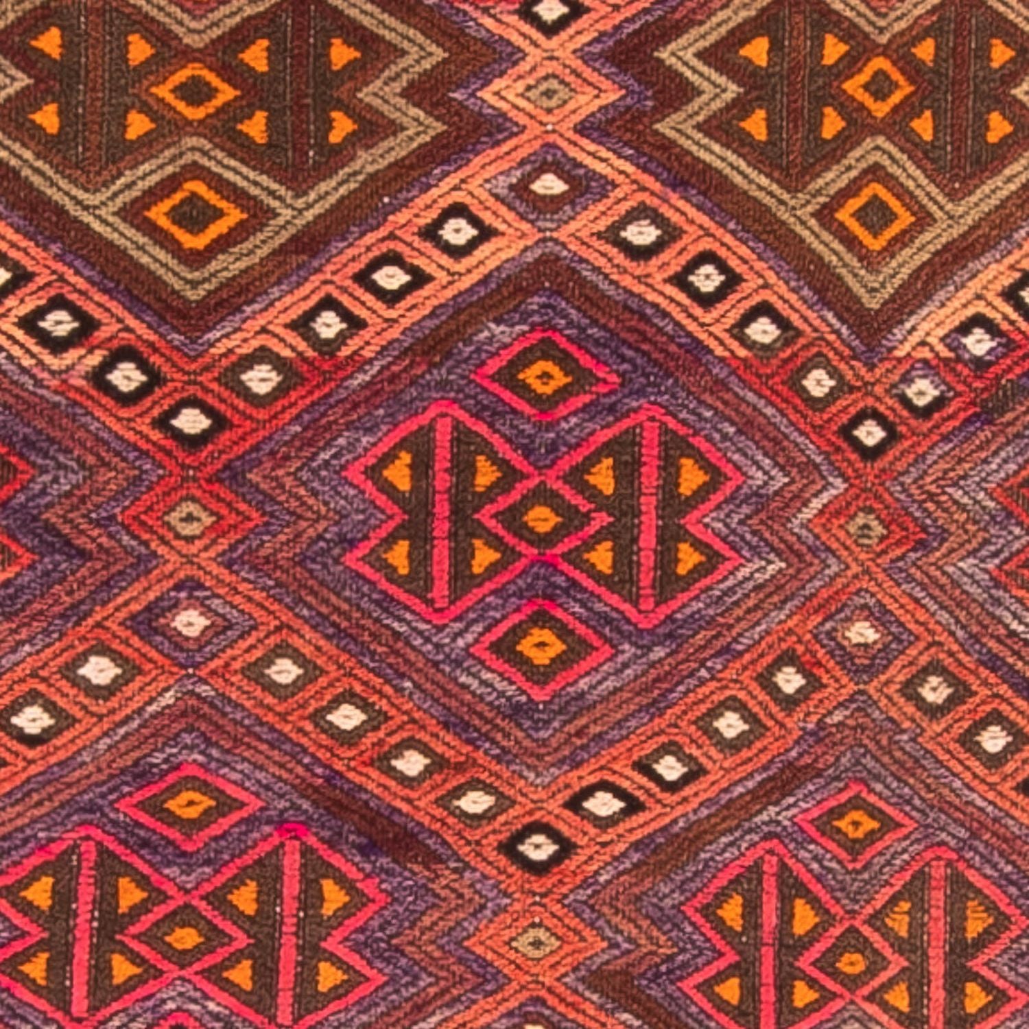 Løber Kelim-tæppe - gammelt - 380 x 70 cm - flerfarvet