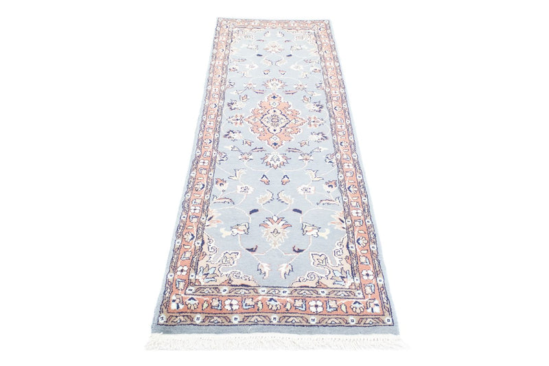 Løber Orientalsk tæppe - 187 x 63 cm - lyseblå