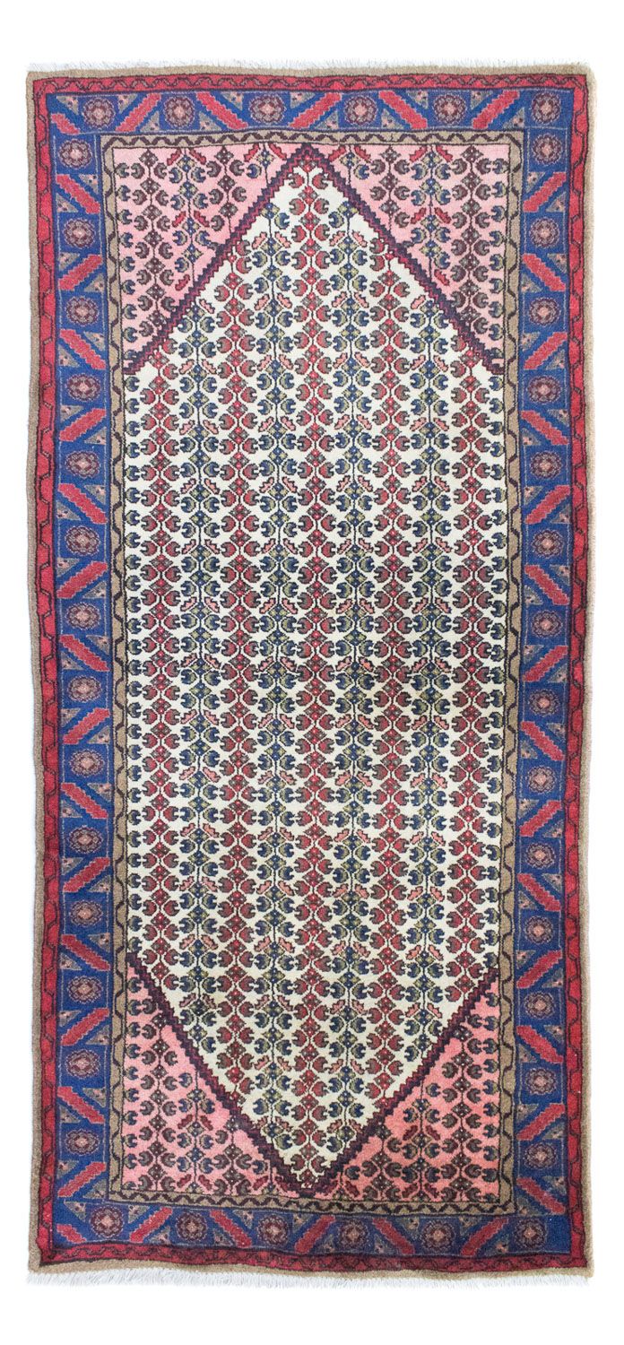 Persisk tæppe - Nomadisk - 197 x 93 cm - blå