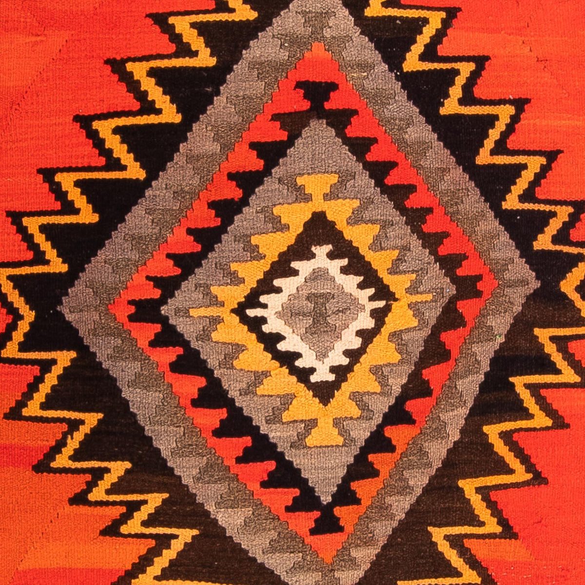 Løber Kelim-tæppe - gammelt - 275 x 140 cm - flerfarvet