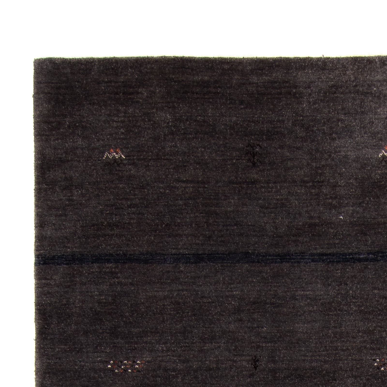 Gabbeh Tæppe - Loribaft Softy - 218 x 171 cm - mørkebrun
