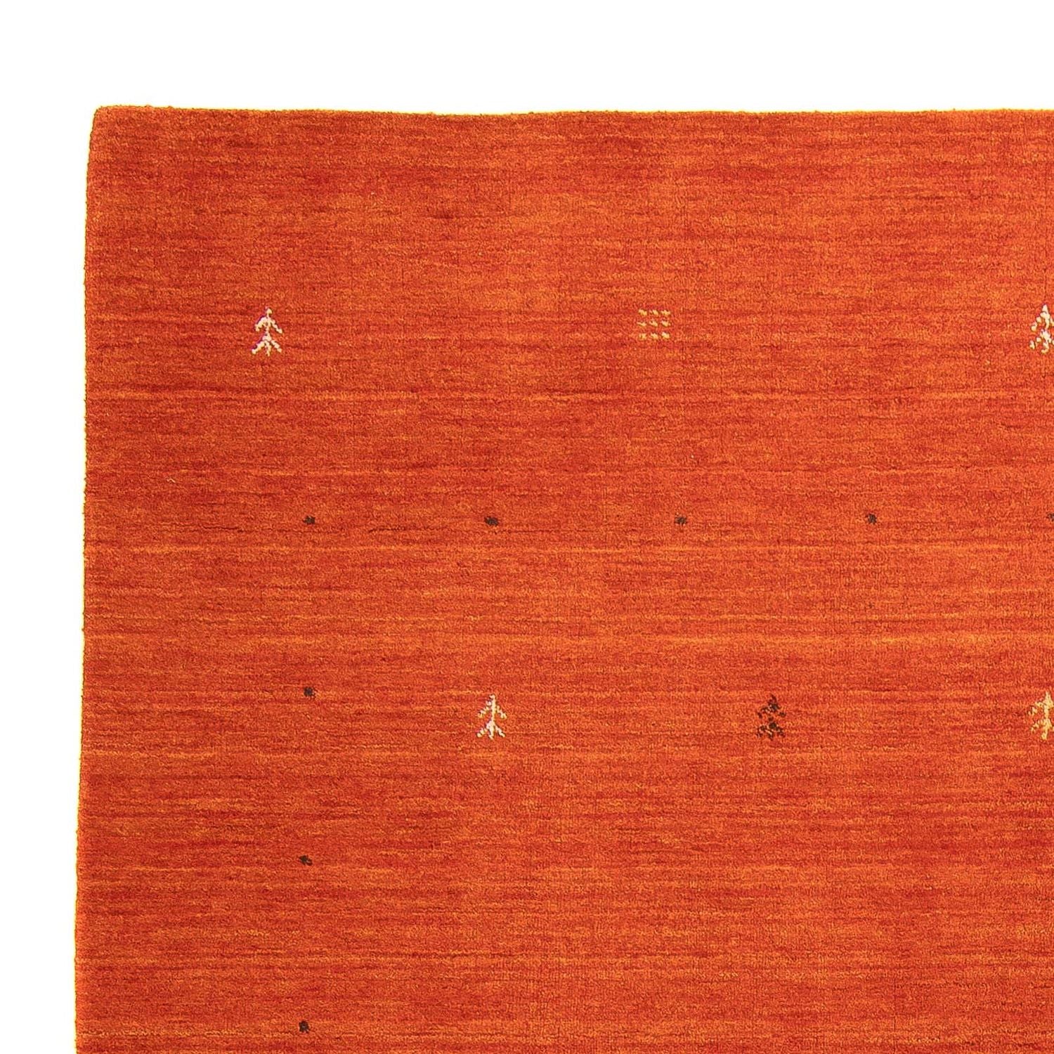 Gabbeh Tæppe - Loribaft Softy - 243 x 171 cm - mørkerød