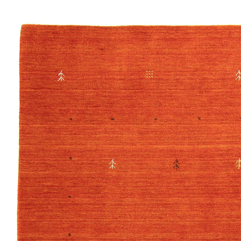 Gabbeh Tæppe - Loribaft Softy - 243 x 171 cm - mørkerød