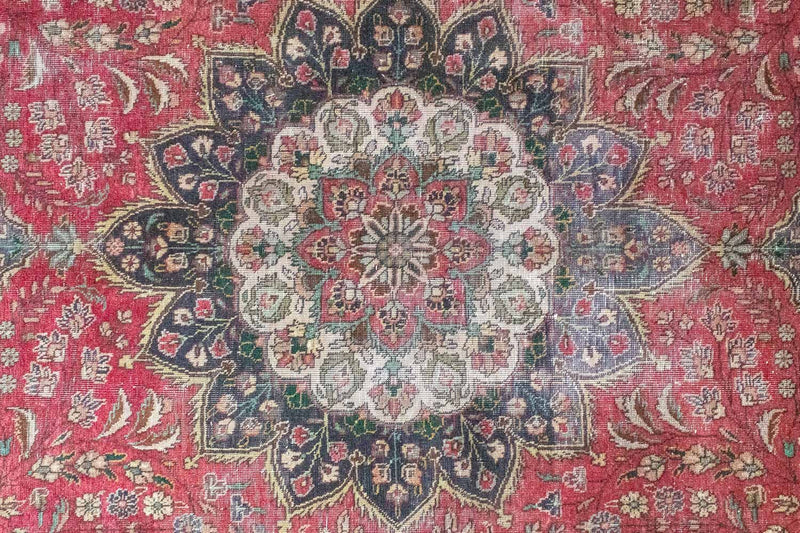Persisk tæppe - Tabriz - 330 x 246 cm - rød