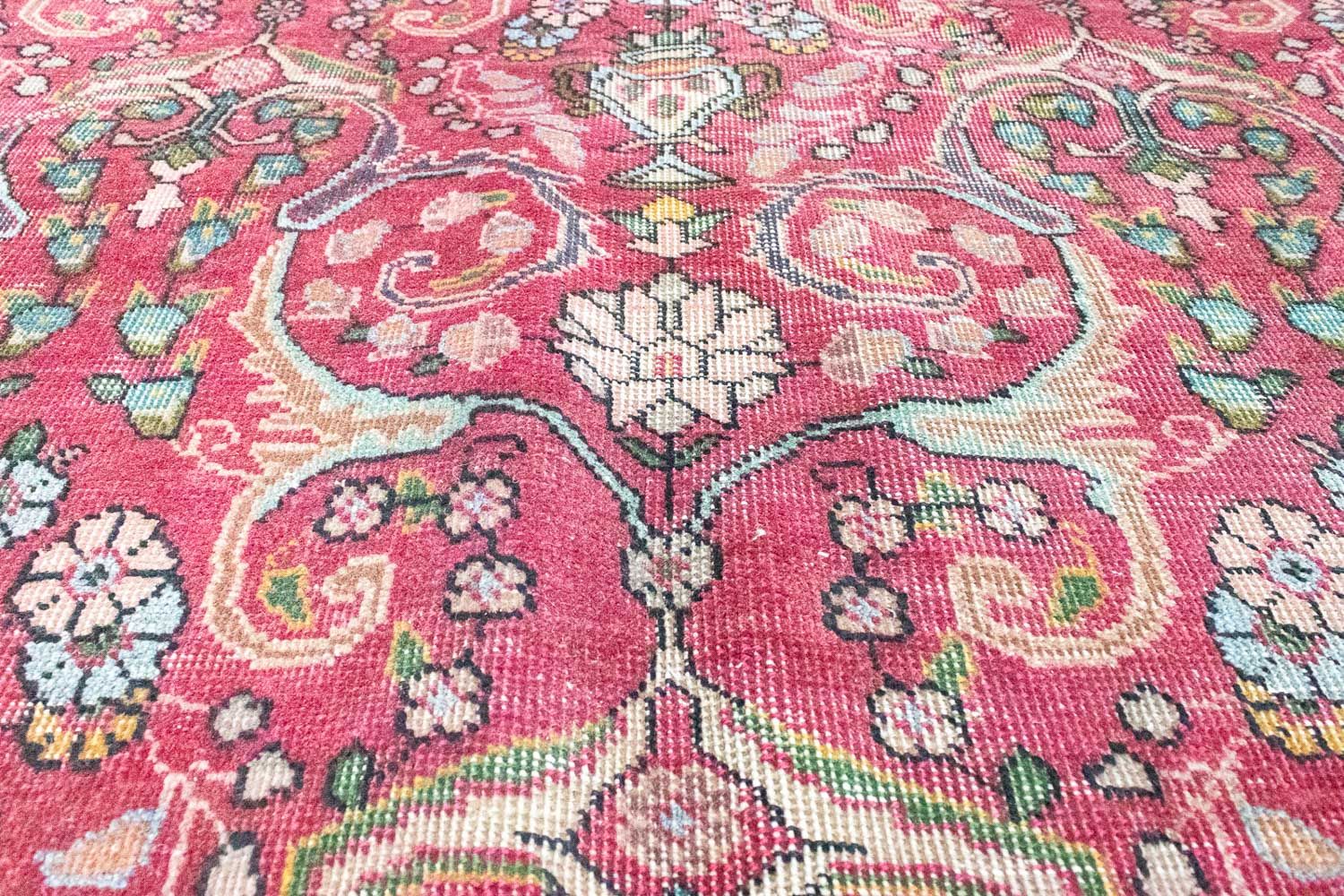 Persisk tæppe - Tabriz - 323 x 225 cm - rød