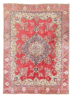 Persisk tæppe - Tabriz - 365 x 278 cm - rød