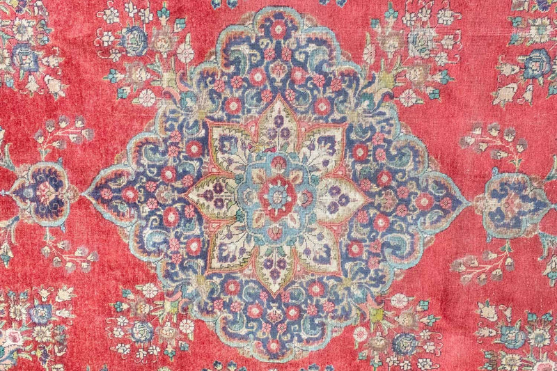 Persisk tæppe - Tabriz - 365 x 278 cm - rød