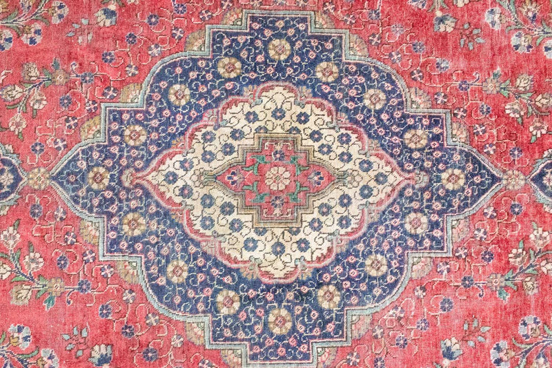 Persisk tæppe - Tabriz - 377 x 281 cm - rød