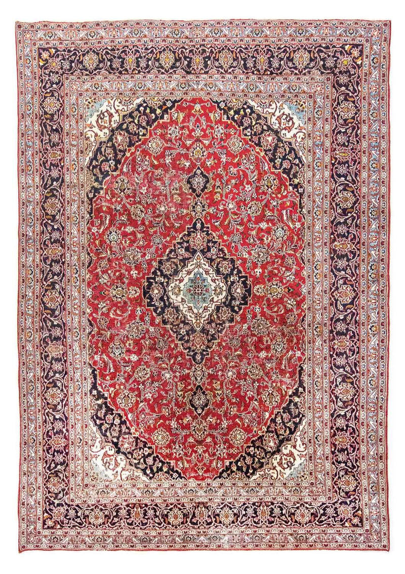 Persisk tæppe - Keshan - 337 x 241 cm - rød