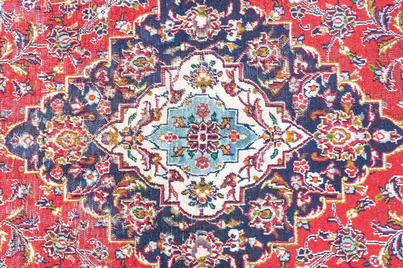Persisk tæppe - Keshan - 337 x 241 cm - rød