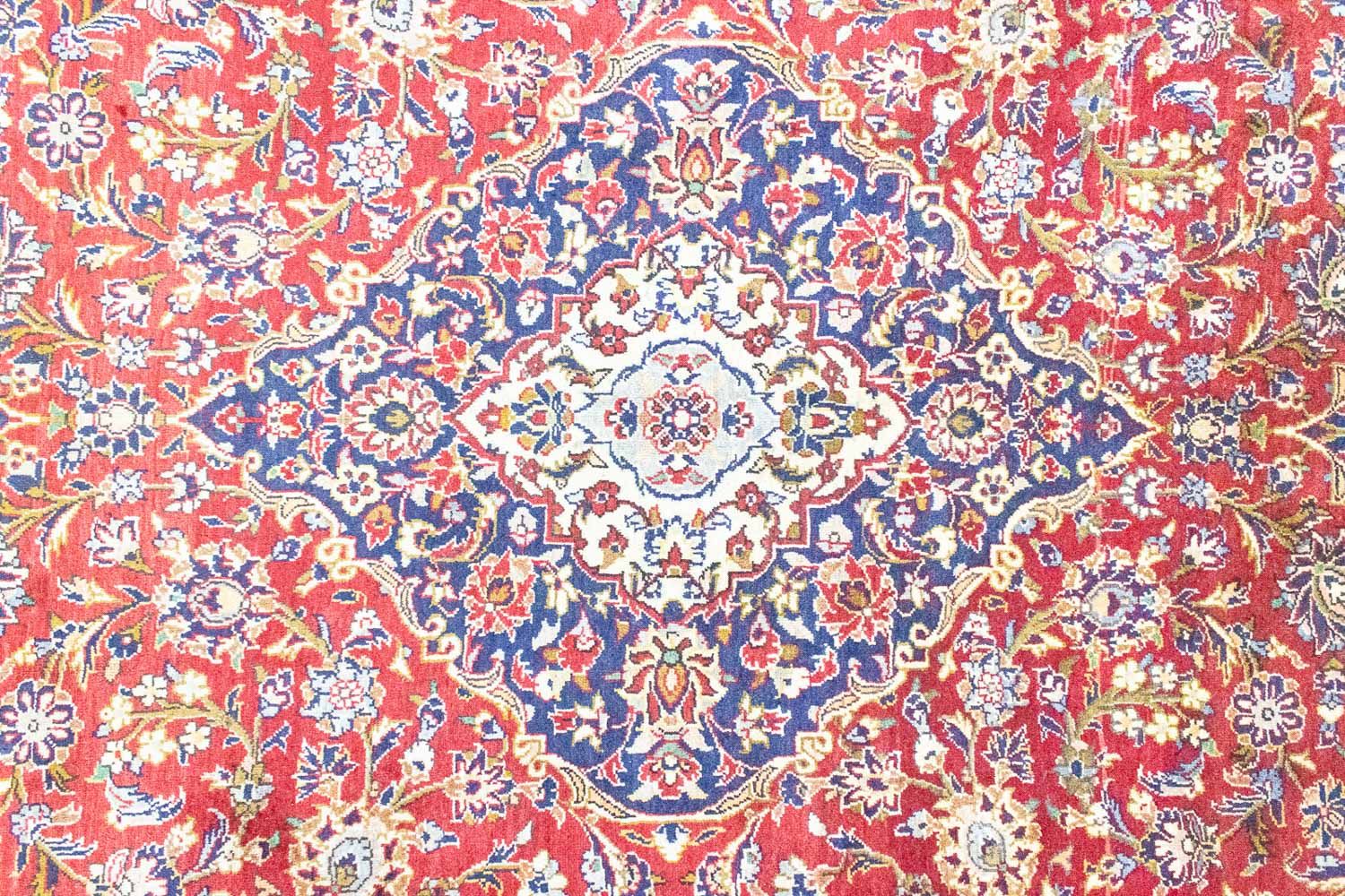 Persisk tæppe - Keshan - 385 x 260 cm - rød