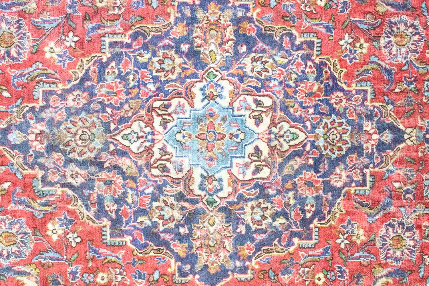 Persisk tæppe - Keshan - 410 x 274 cm - rød