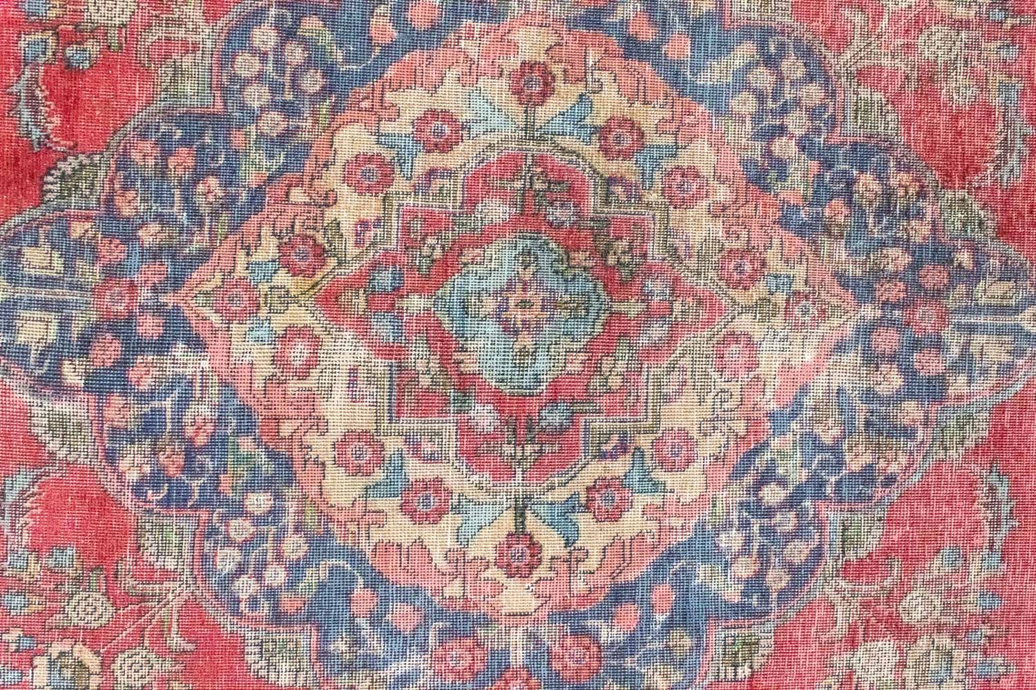 Persisk tæppe - Tabriz - 357 x 272 cm - rød