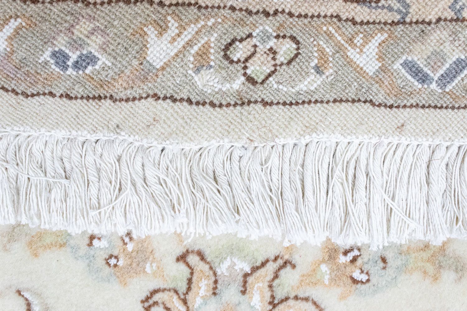 Persisk tæppe - Nain - Royal rundt  - 150 x 150 cm - beige