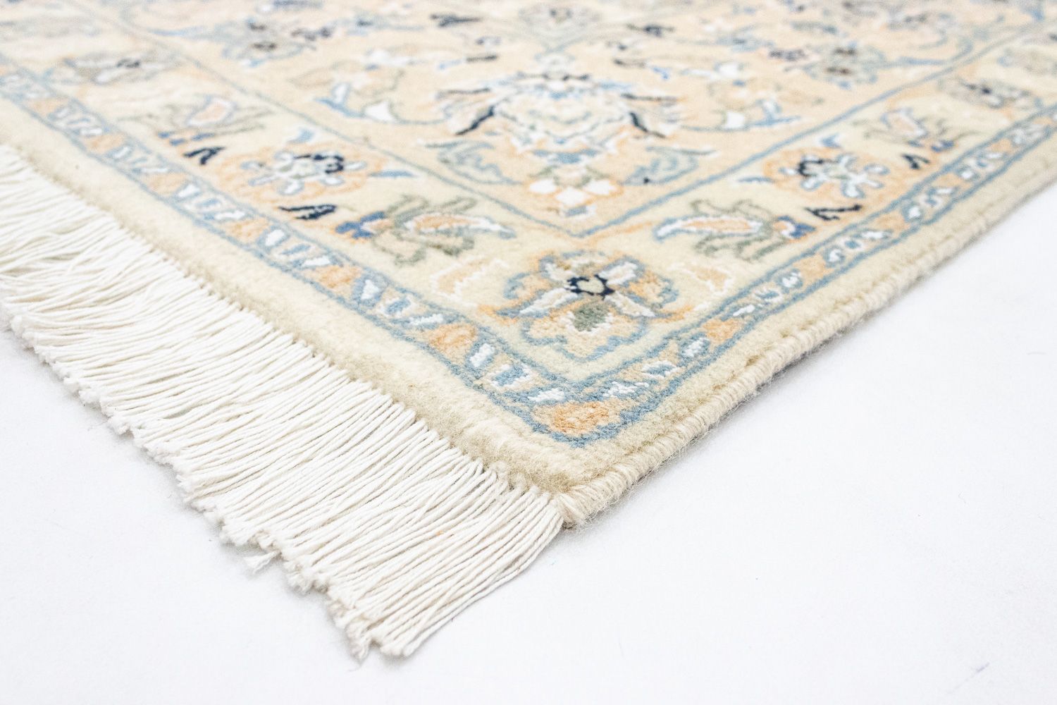 Persisk tæppe - Nain - Royal firkantet  - 210 x 200 cm - beige