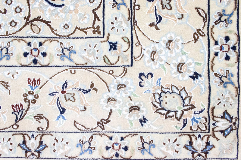 Persisk tæppe - Nain - Royal firkantet  - 200 x 193 cm - beige