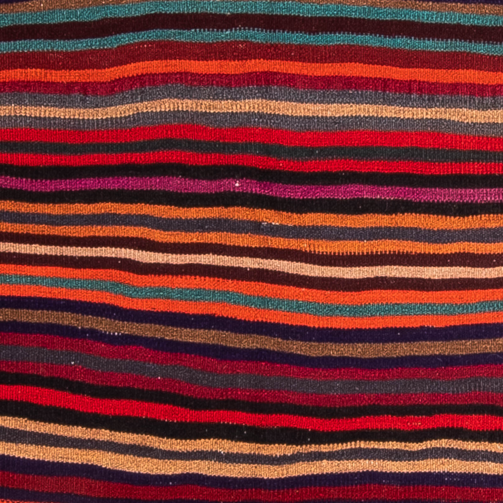 Kelim-tæppe - gammelt - 200 x 110 cm - flerfarvet