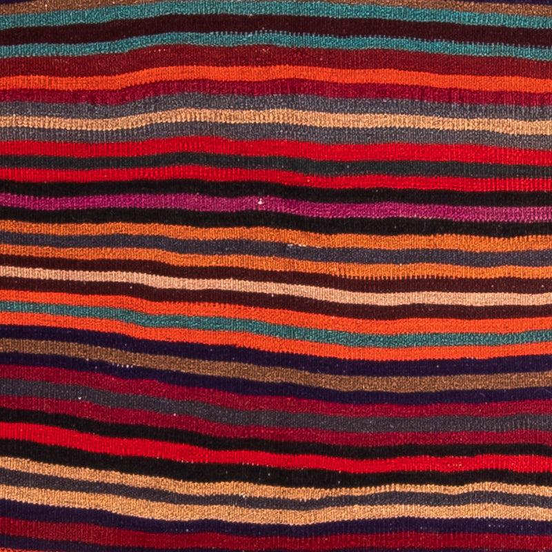 Kelim-tæppe - gammelt - 200 x 110 cm - flerfarvet