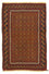 Baluch-tæppe - 125 x 79 cm - brun