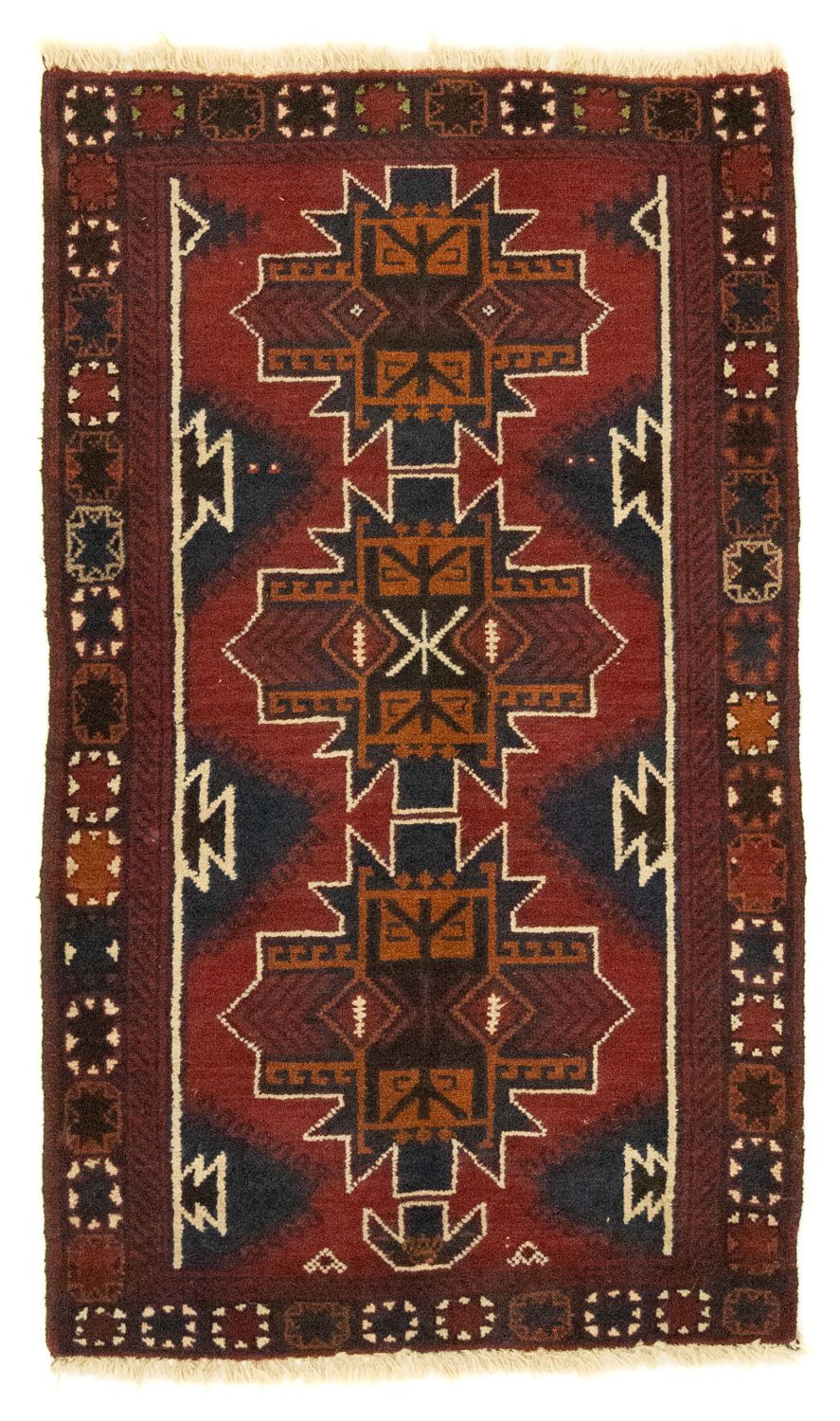 Baluch-tæppe - 134 x 80 cm - rød
