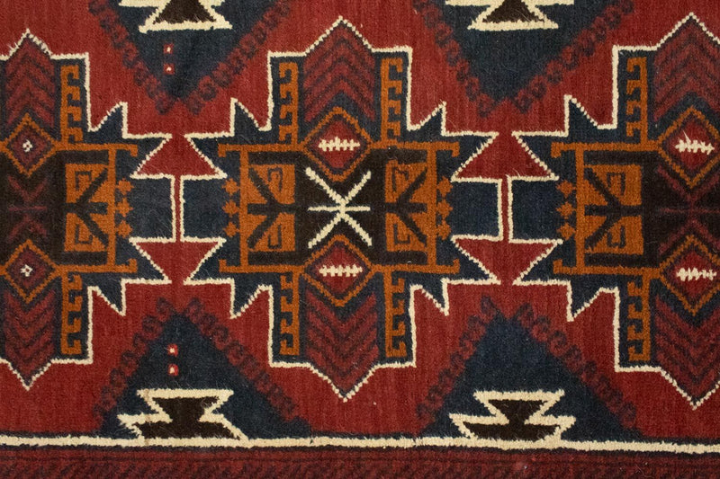 Baluch-tæppe - 134 x 80 cm - rød