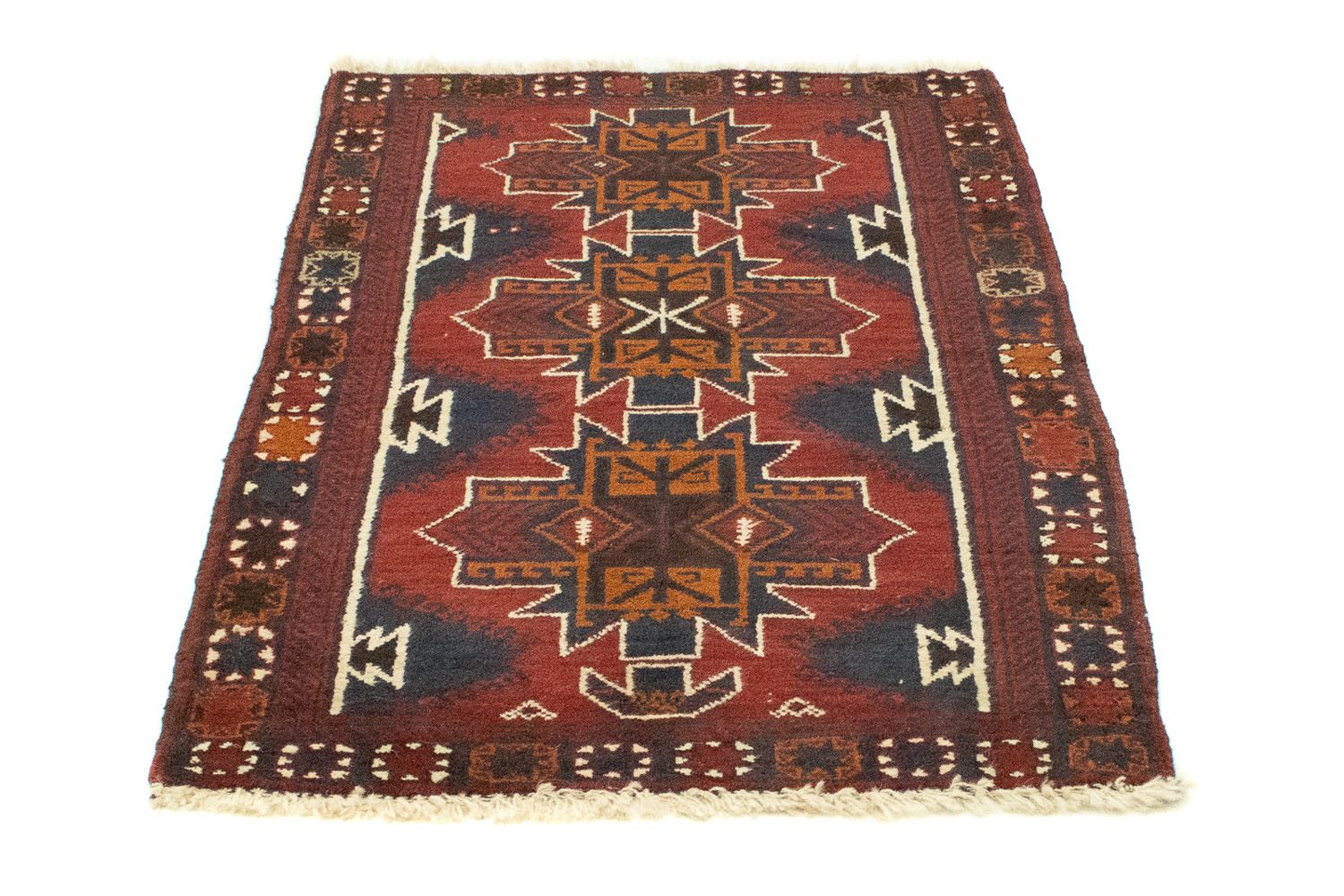 Baluch-tæppe - 134 x 80 cm - rød