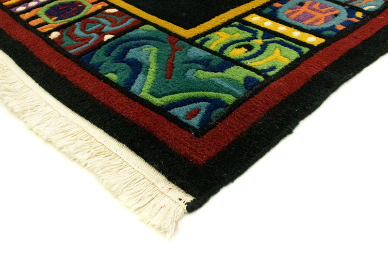 Kina Tæppe - 238 x 178 cm - sort