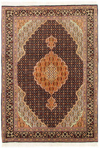 Persisk tæppe - Tabriz - Royal - 146 x 101 cm - blå
