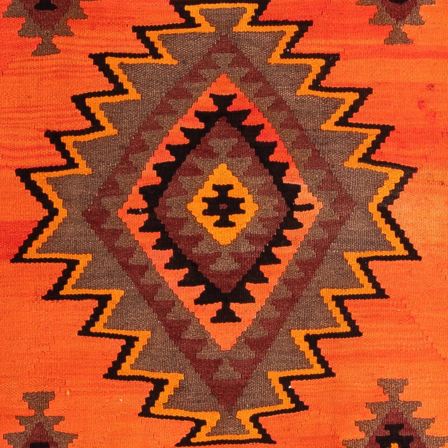 Løber Kelim-tæppe - gammelt - 265 x 145 cm - flerfarvet