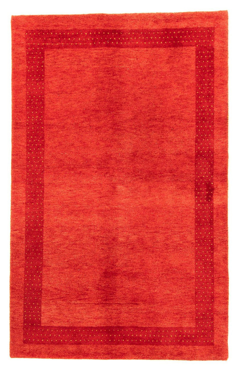 Gabbeh-tæppe - Indus - 245 x 154 cm - mørkerød