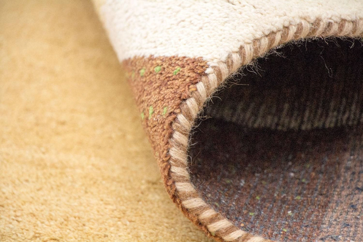 Gabbeh-tæppe - Indus - 239 x 174 cm - guld