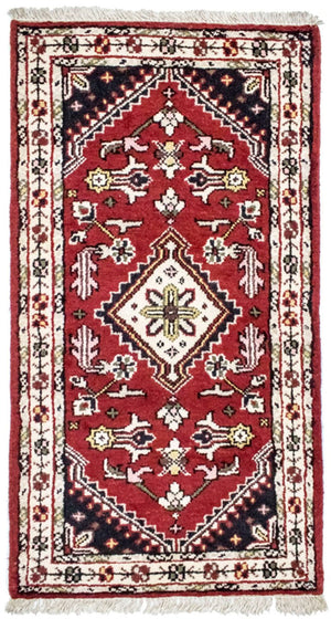 Orientalsk tæppe - 160 x 90 cm - rød