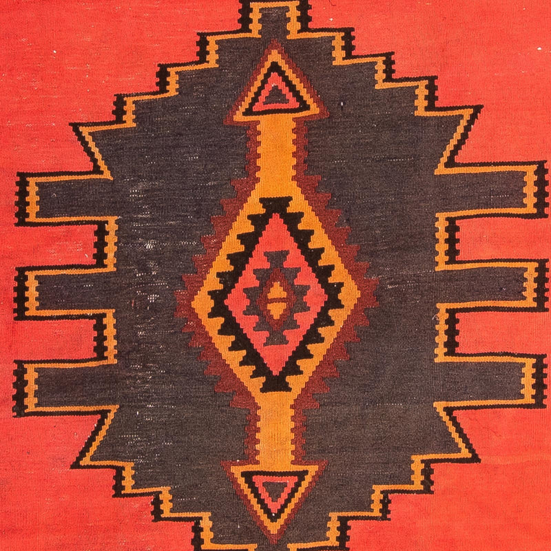 Løber Kelim-tæppe - gammelt - 290 x 150 cm - flerfarvet