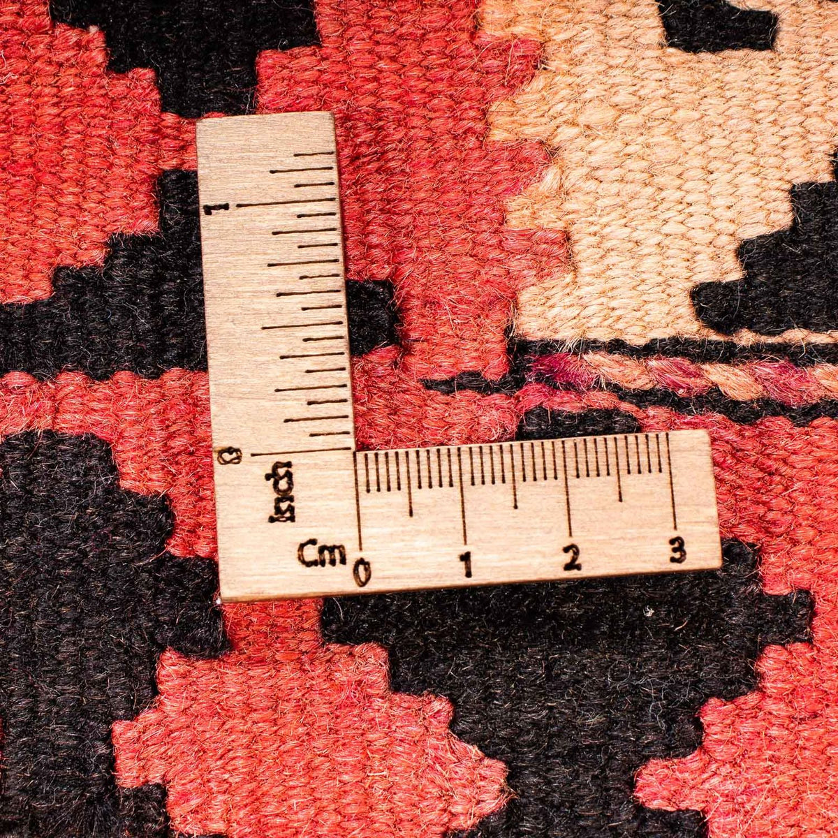 Løber Kelim-tæppe - gammelt - 300 x 150 cm - flerfarvet