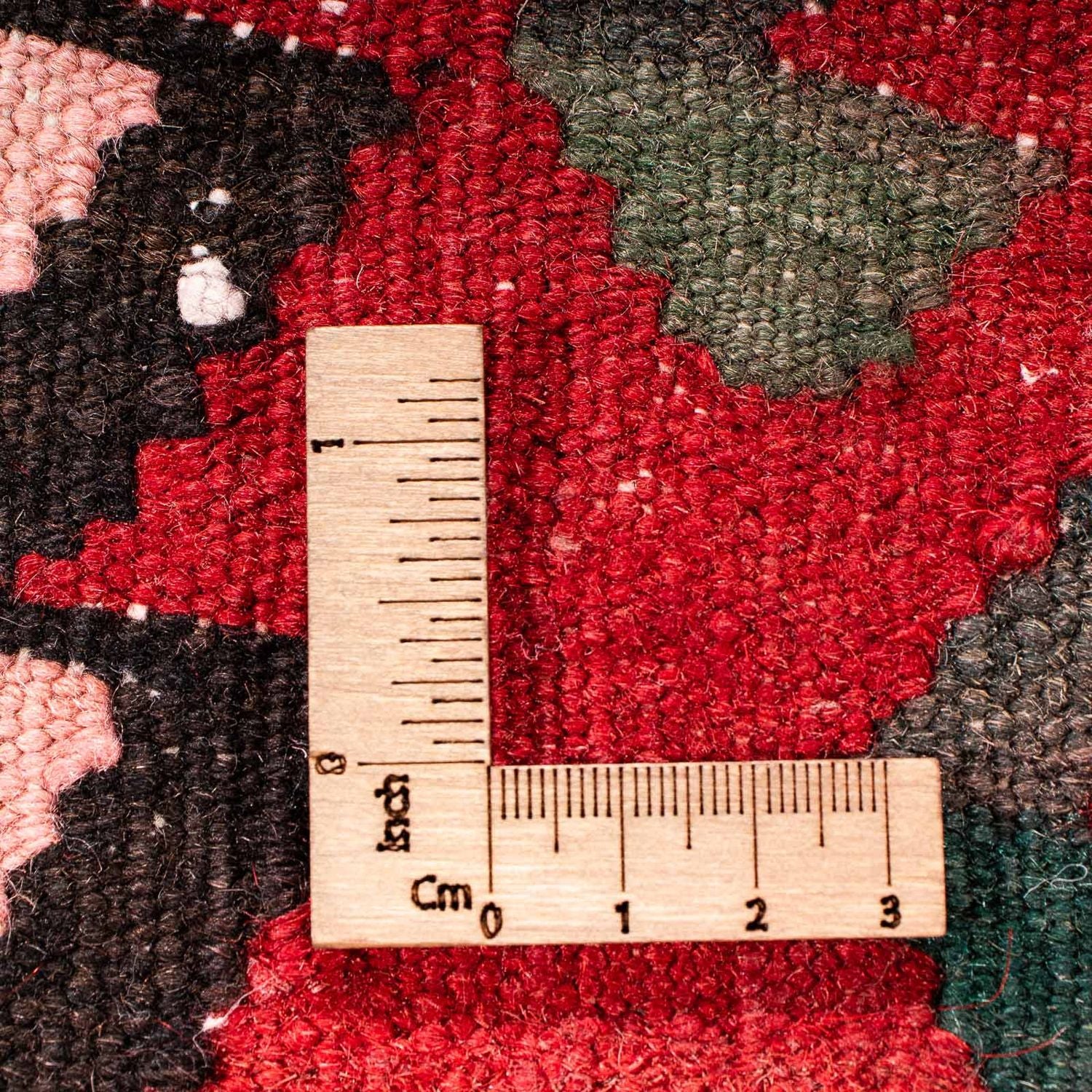 Kelim-tæppe - gammelt - 330 x 175 cm - flerfarvet