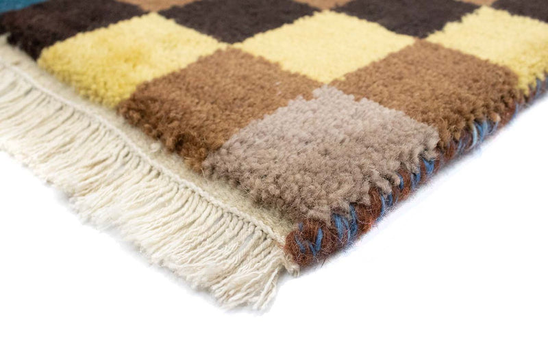 Gabbeh-tæppe - Indus - 90 x 60 cm - farvet
