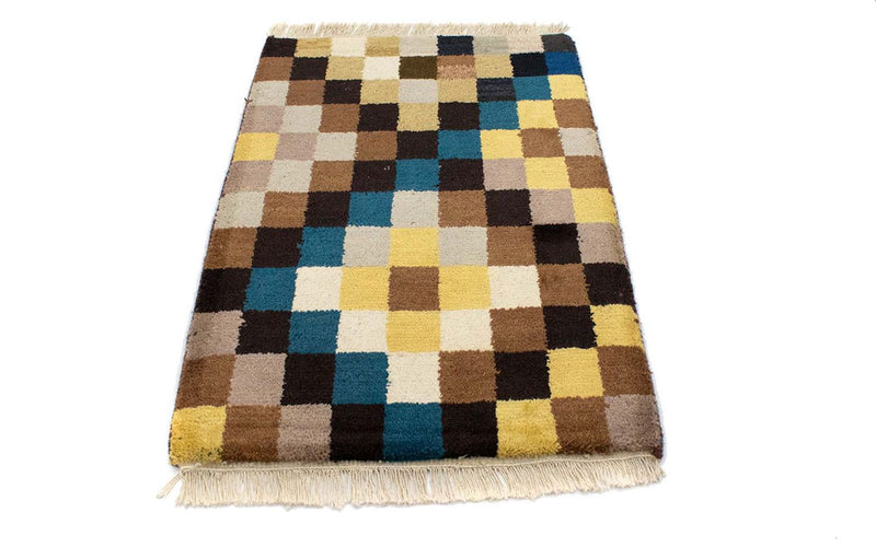 Gabbeh-tæppe - Indus - 90 x 60 cm - farvet