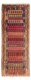 Løber Kelim-tæppe - gammelt - 350 x 140 cm - flerfarvet